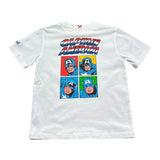 Saint Barth T-Shirt Girocollo Tinta Unita con Stampa per Bambino 0122BL BIANCO SAINT BARTH 