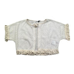 Please Coprispalle Tinta Unita con Trafori per Bambina MG01230G72 PANNA PLEASE 