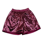 Juicy Couture Short Tinta Unita con Paillettes per Bambina JBX6704 FUXIA JUICY COUTURE 