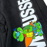 Mousse Pantalone Tinta Unita Modello Tuta per Bambino NINJASURFPA NERO MOUSSE 