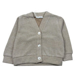 M+E' Cardigan Tinta Unita per Neonato UEM05744 SABBIA M+E' 