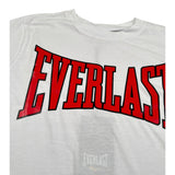 Everlast T-Shirt Girocollo tinta unita con Logo Bianco per Bambino EV22TEE03B BIANCO EVERLAST 