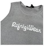 Refrigiwear Top Giromanica Tinta Unita con Stampa Logo per Bambina 334TRFJS25 GRIGIO REFRIGIWEAR 