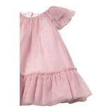 Mayoral Abito Giromanica Tinta Unita con Tulle per Neonata 1850 ROSA MAYORAL 