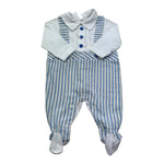 Isabel & Martinez Tutina Manica Lunga Fantasia A Righe per Neonato IM25N464 BEIGE ISABEL & MARTINEZ 