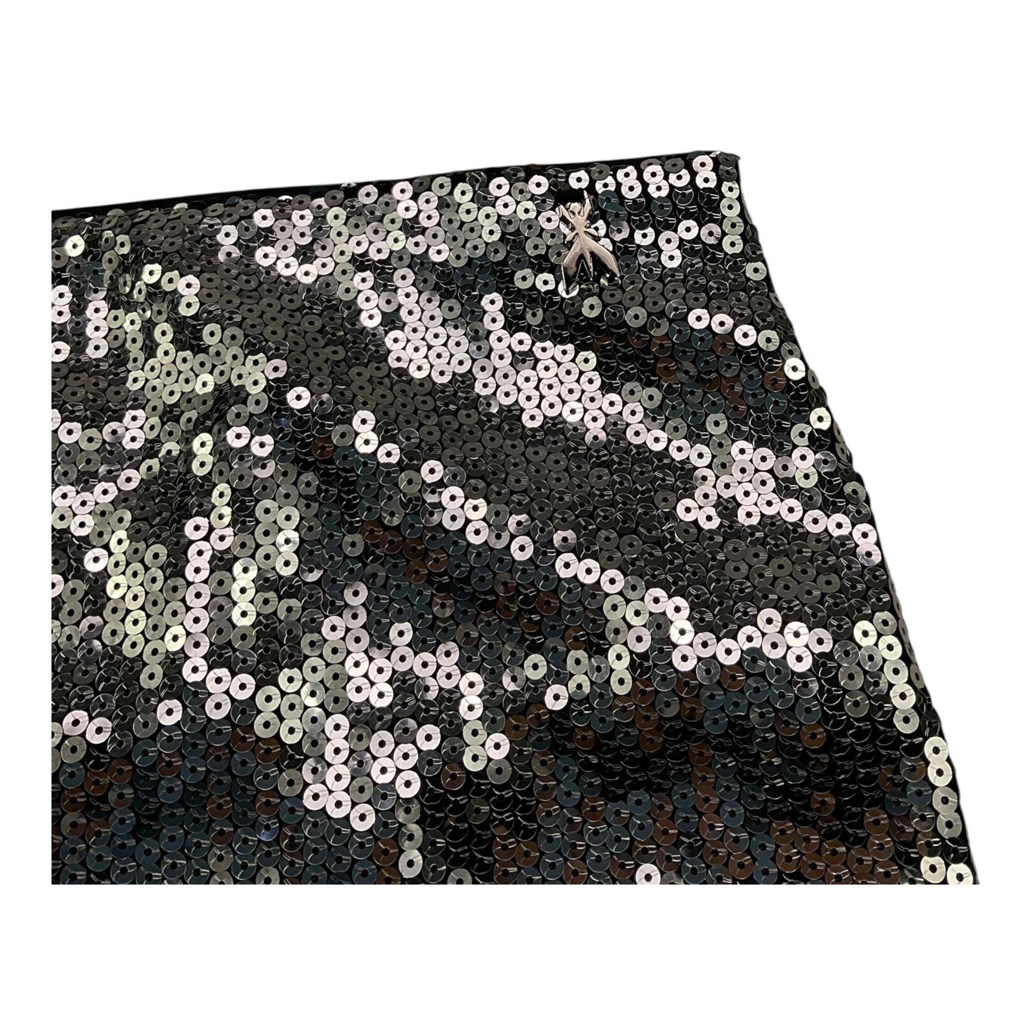 PATRIZIA PEPE gonna tinta unita paillettata Argento per Bambina 7G0122X ARGENTO PATRIZIA PEPE 