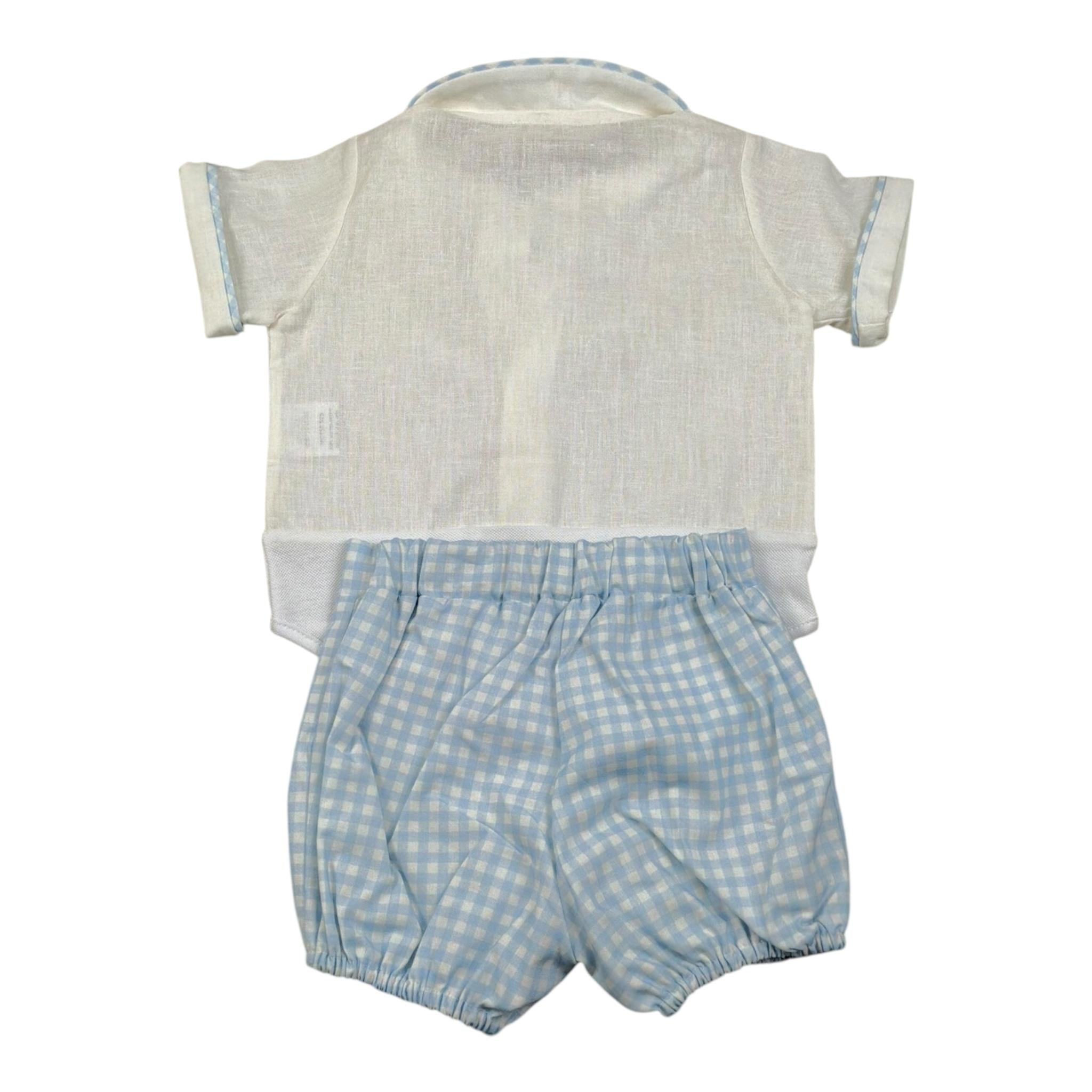 La Stupenderia Completo 2 Pezzi Camicia Body-Coulotte per Neonato TBCT53 PANNA LA STUPENDERIA 