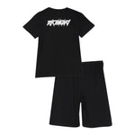 John Richmond Completo 2 Pezzi T-Shirt-Bermuda Tinta Unita per Bambino RBP25134CJXX NERO JOHN RICHMOND 
