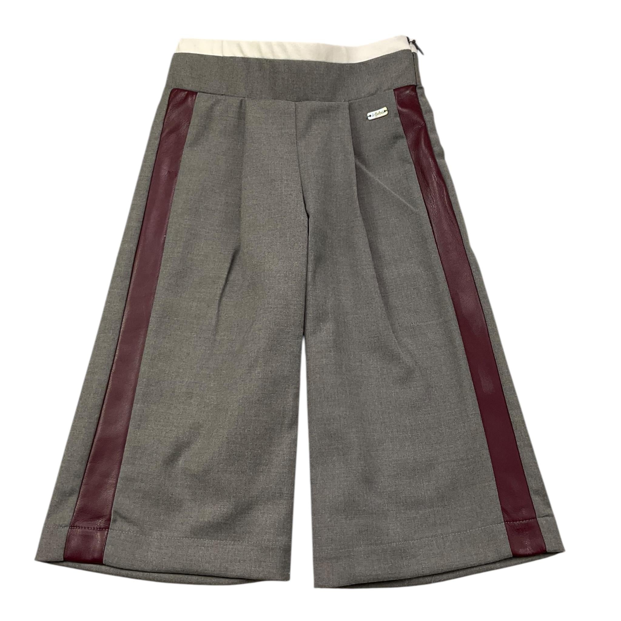 LE BEBE' pantalone modello palazzo tinta unita Grigio per Neonata LBG6084 GRIGIO LE BEBE' 