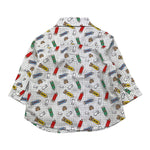 MOSCHINO camicia tinta unita con stampa Bianco per Neonato MUC01H BIANCO MOSCHINO 