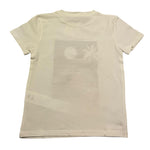 M+E' T-Shirt Girocollo Tinta Unita con Stampa In Contrasto per Bambino UEM0483J PANNA M+E' 