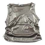 Lu Lu By Miss Grant Canotta Tinta Unita con Arriccio Laterale per Bambina LL3454 BRONZO LU LU BY MISS GRANT 