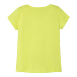 Mayoral T-Shirt Girocollo Tinta Unita con Stampa per Neonata 301432N VERDE MAYORAL 