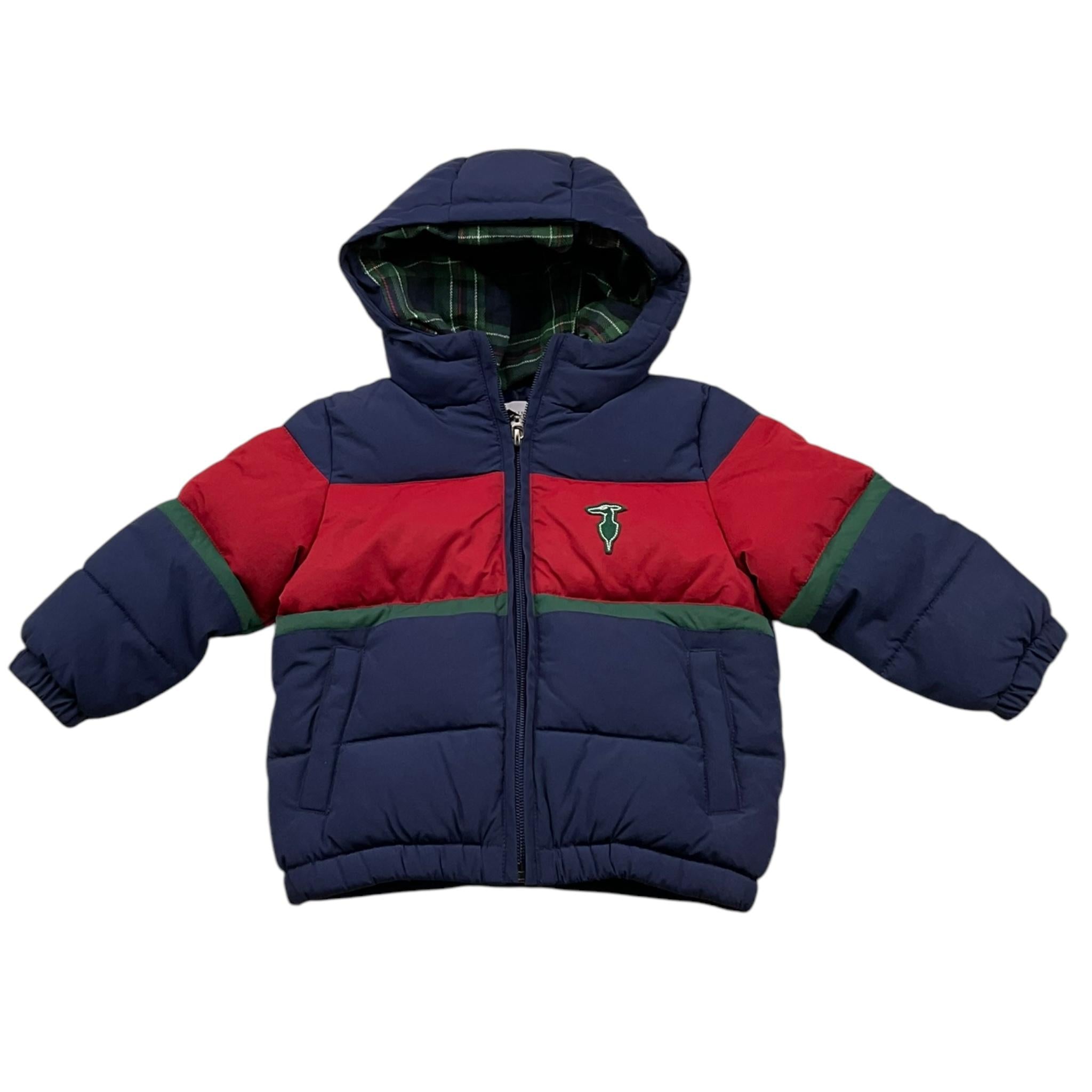 TRUSSARDI giubbino tinta unita con cappuccio Blu per Neonato TIA25028PI BLU TRUSSARDI 