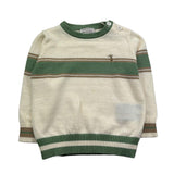 Trussardi Maglia Girocollo Tinta Unita  per Neonato TIP26053MA PANNA TRUSSARDI 