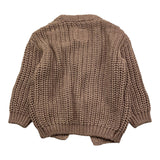 PLAY UP cardigan tinta unita con bottoni Marrone per Bambina PA011AP11404 MARRONE PLAY UP 