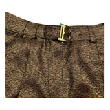 BALMAIN short tinta unita con cintura Oro per Bambina BT6C09 ORO BALMAIN 