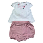 Mayoral Completo 2 Pezzi Canotta-Culotte per Neonata 1663X BIANCO/ROSA MAYORAL 