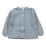 Seerose Cardigan Tinta Unita con Bottoni per Neonata 502 AZZURRO SEEROSE 