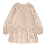 DOU DOU abito manica lunga tinta unita Beige per Bambina DV1B00X BEIGE DOU DOU 