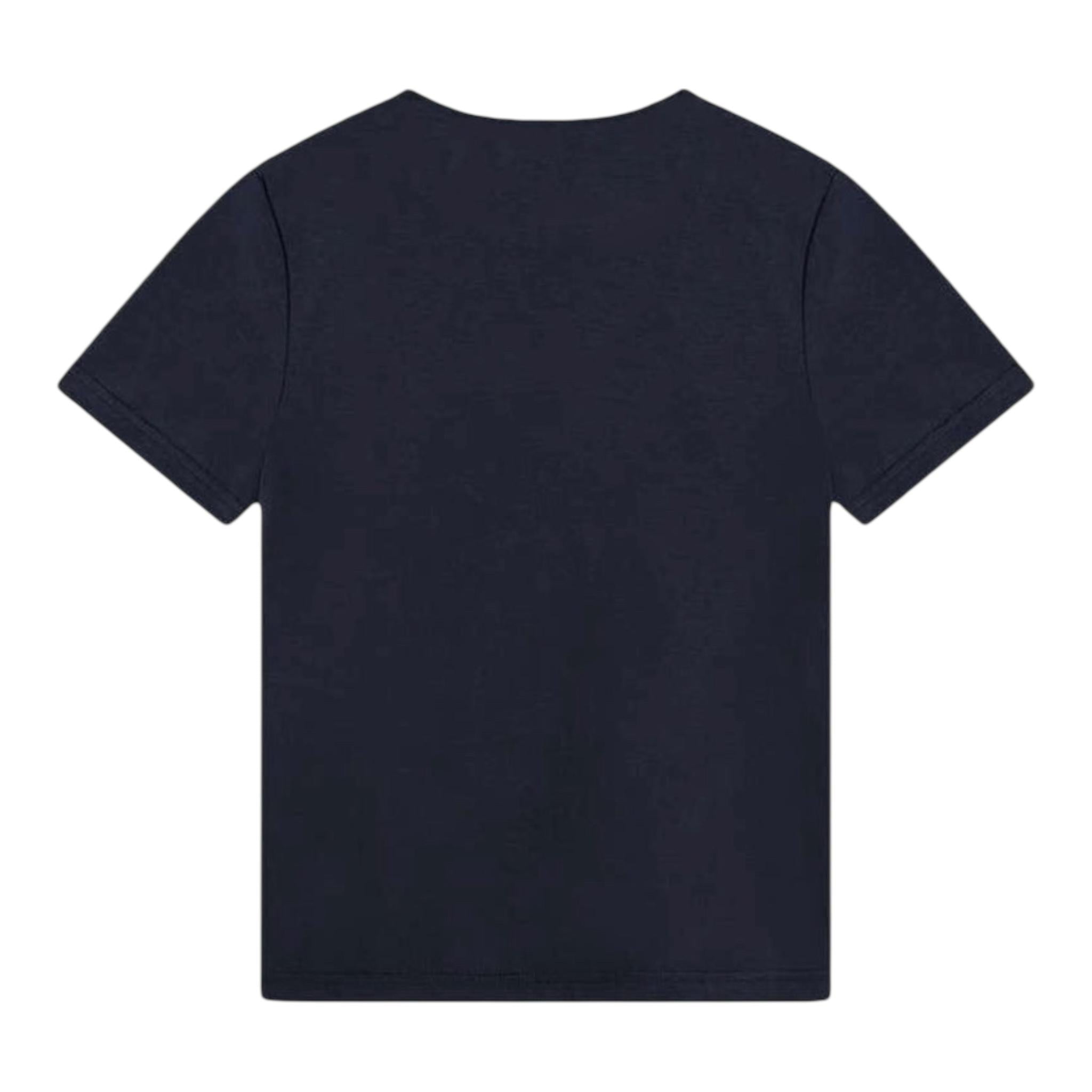 Timberland T-Shirt Girocollo Tinta Unita con Stampa per Bambino T60084 BLU TIMBERLAND 