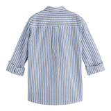 Scotch & Shrunk Camicia Bicolore con Fantasia A Righe per Bambino 179464 BIANCO SCOTCH & SHRUNK 