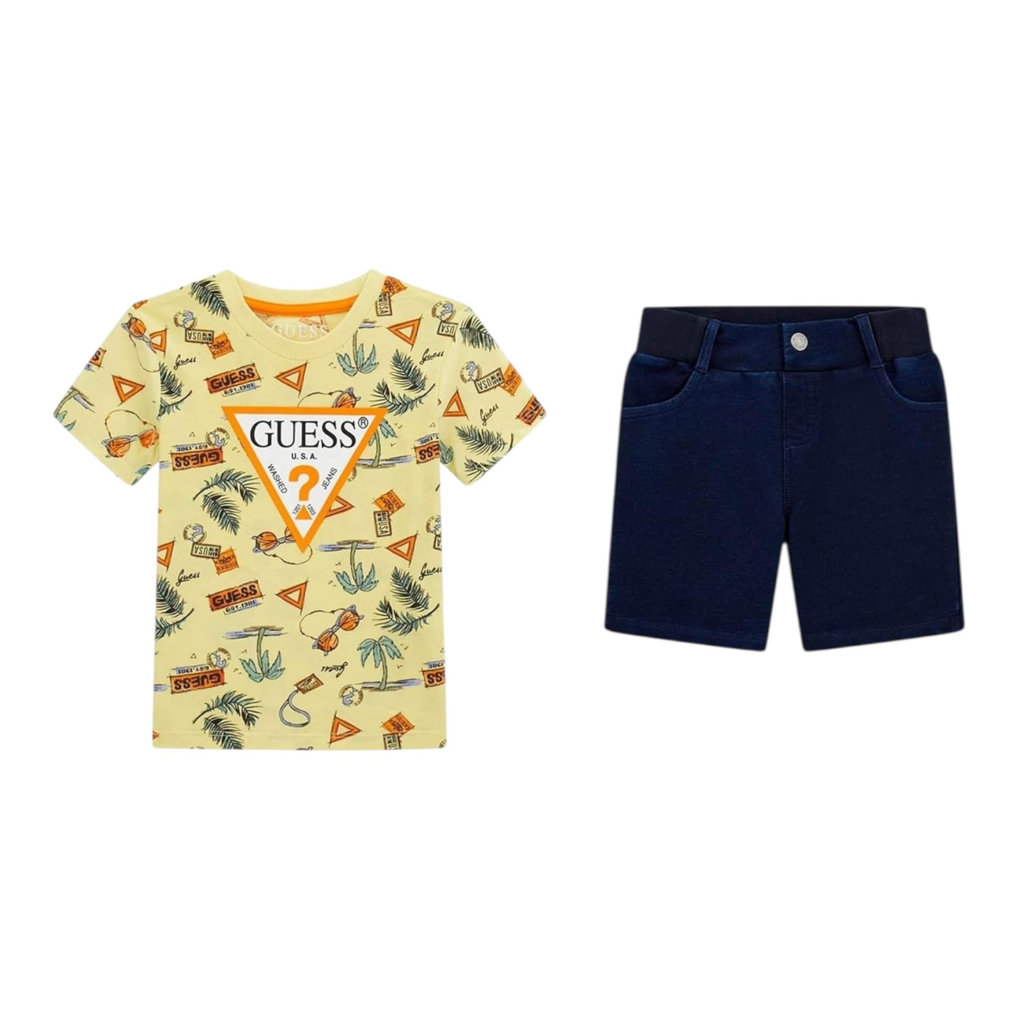 Levi'S Completo 2 Pezzi T-Shirt-Bermuda per Neonato I5GG00K8HM4 GIALLO LEVI'S 