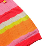 Billieblush Short Multicolor In Maglia con Fantasia A Righe per Bambina U21128 MULTICOLOR BillIEBLUSH 