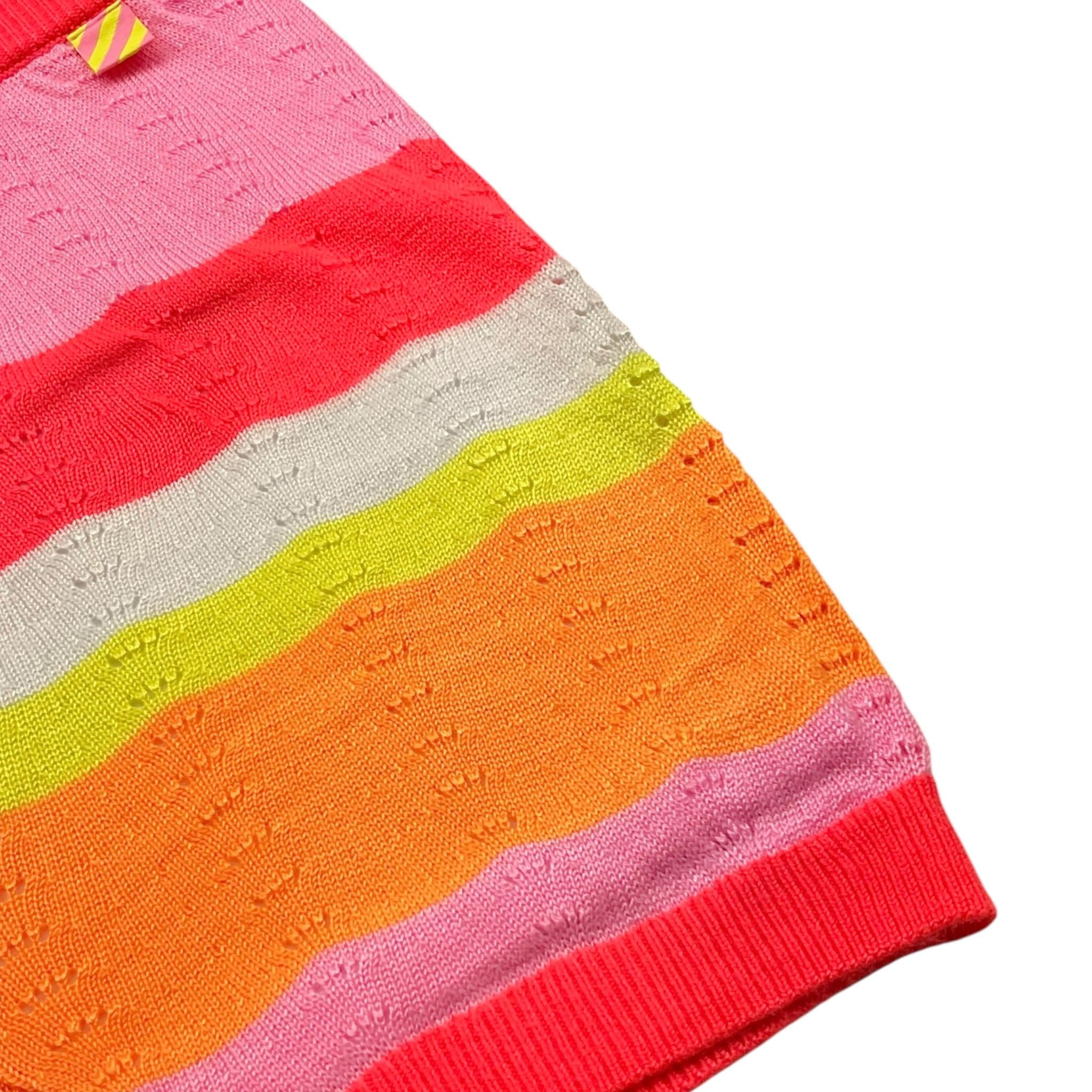 Billieblush Short Multicolor In Maglia con Fantasia A Righe per Bambina U21128 MULTICOLOR BillIEBLUSH 