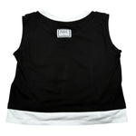 Imperial Top Giromanica Tinta Unita con Profili In Contrasto per Bambina MO15032G75 NERO IMPERIAL 