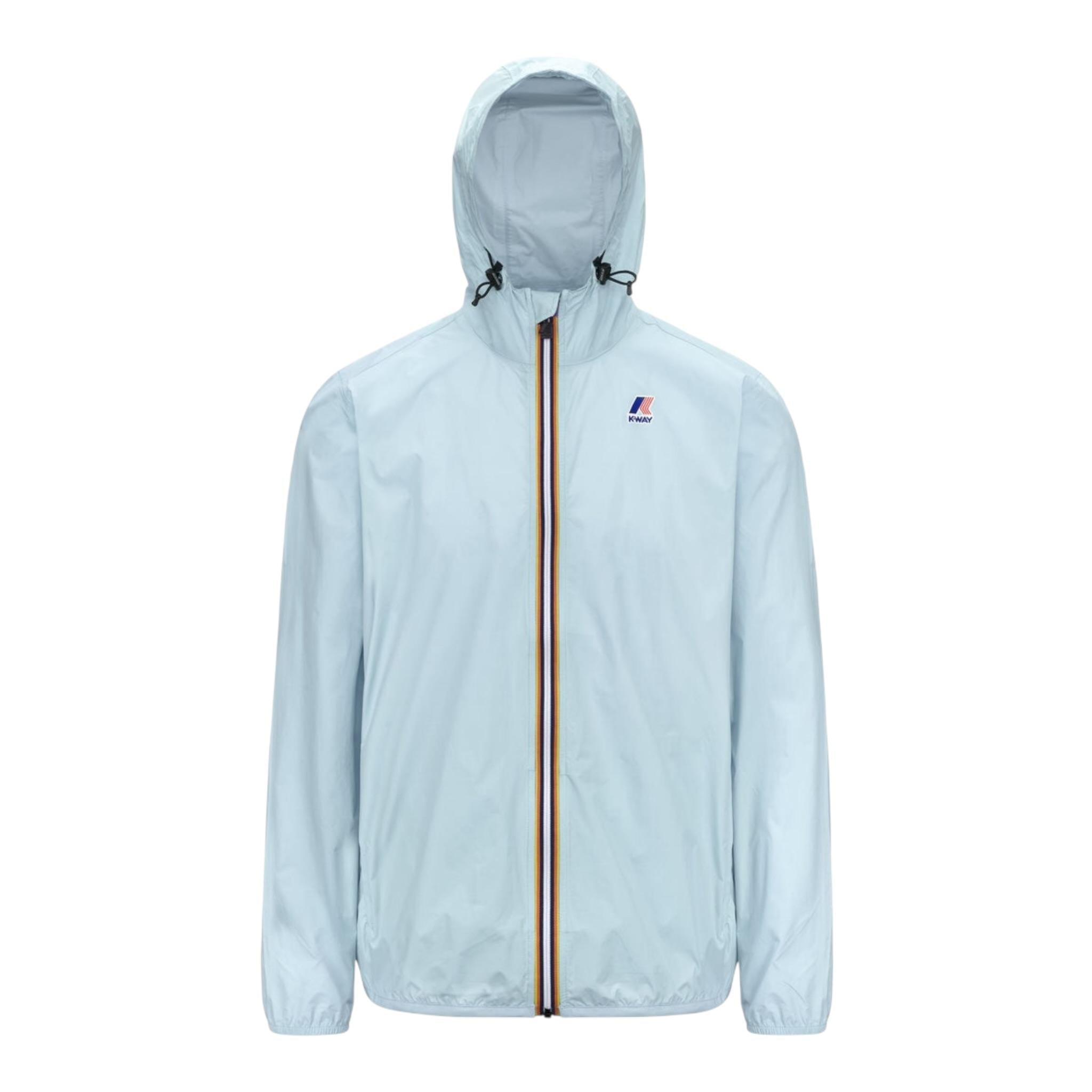 K-Way Giubbino Tinta Unita con Cappuccio per Bambino K61336WOXXXX AZZURRO K-WAY 