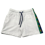 Bikkembergs Completo 2 Pezzi Felpa-Bermuda Tinta Unita per Bambino BK3017 BIANCO BiKKEMBERGS 