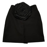 Naice Gonna Tinta Unita con Spilla per Bambina 24162 NERO NAICE 