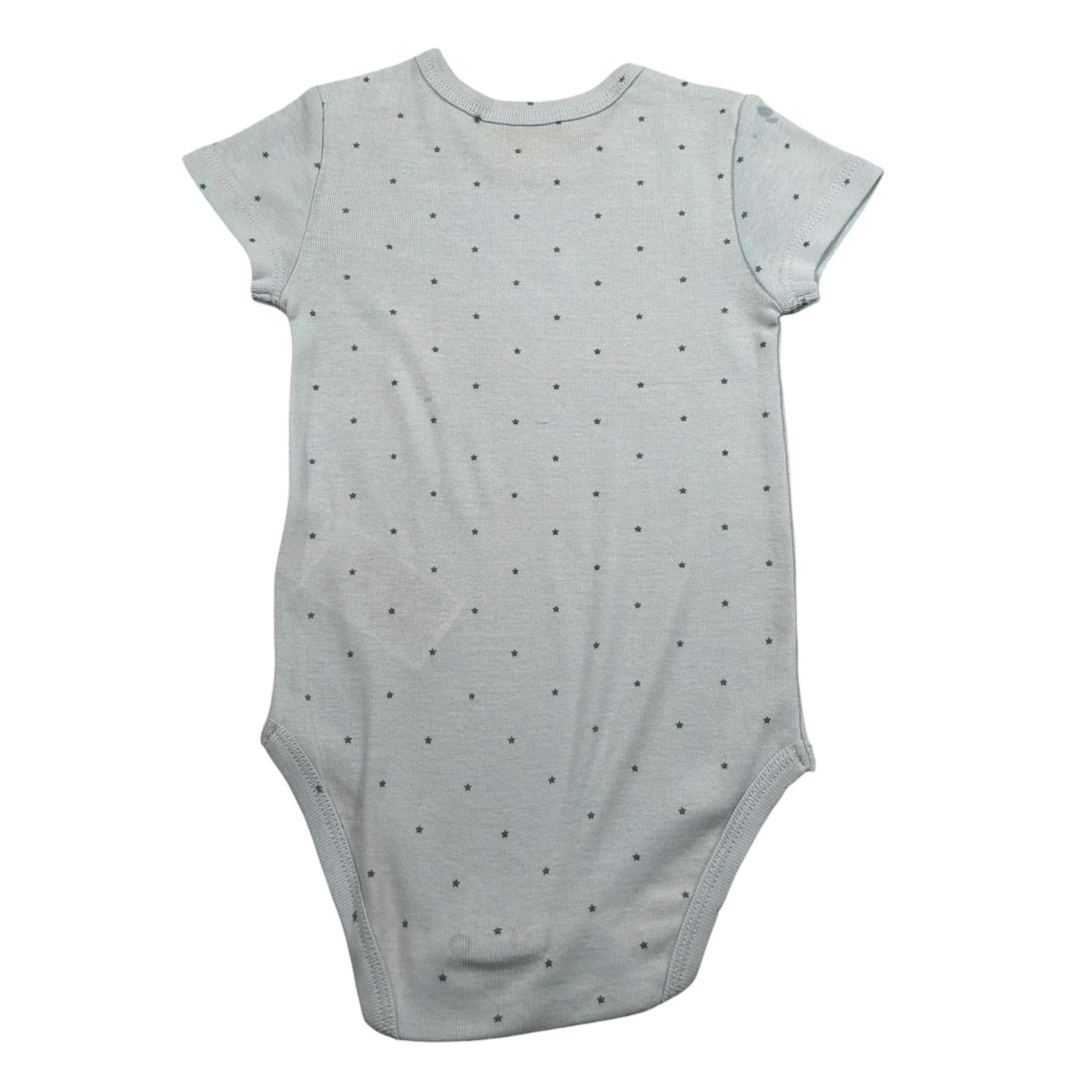 Mayoral Body Tinta Unita Mezza Manica con Stampa per Neonato 2761 AZZURRO MAYORAL 