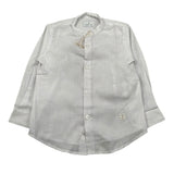 Manuel Ritz Camicia Manica Lunga Tinta Uita Collo Coreano Bianco per Neonato MR2002 BIANCO MANUEL RITZ 