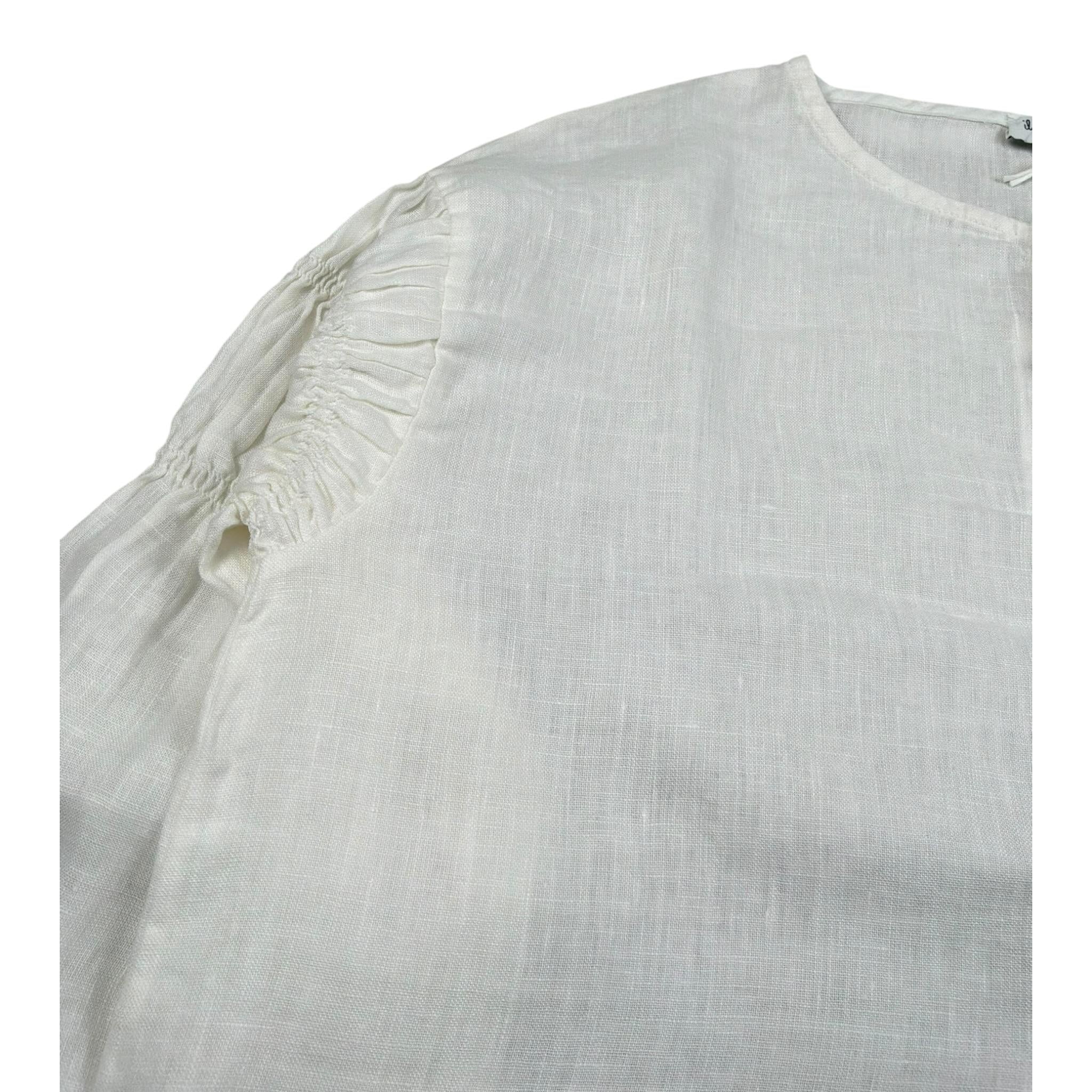 Il Gufo Camicia Manica Lunga Tinta Unita per Bambina P25CL253L6006X PANNA IL GUFO 