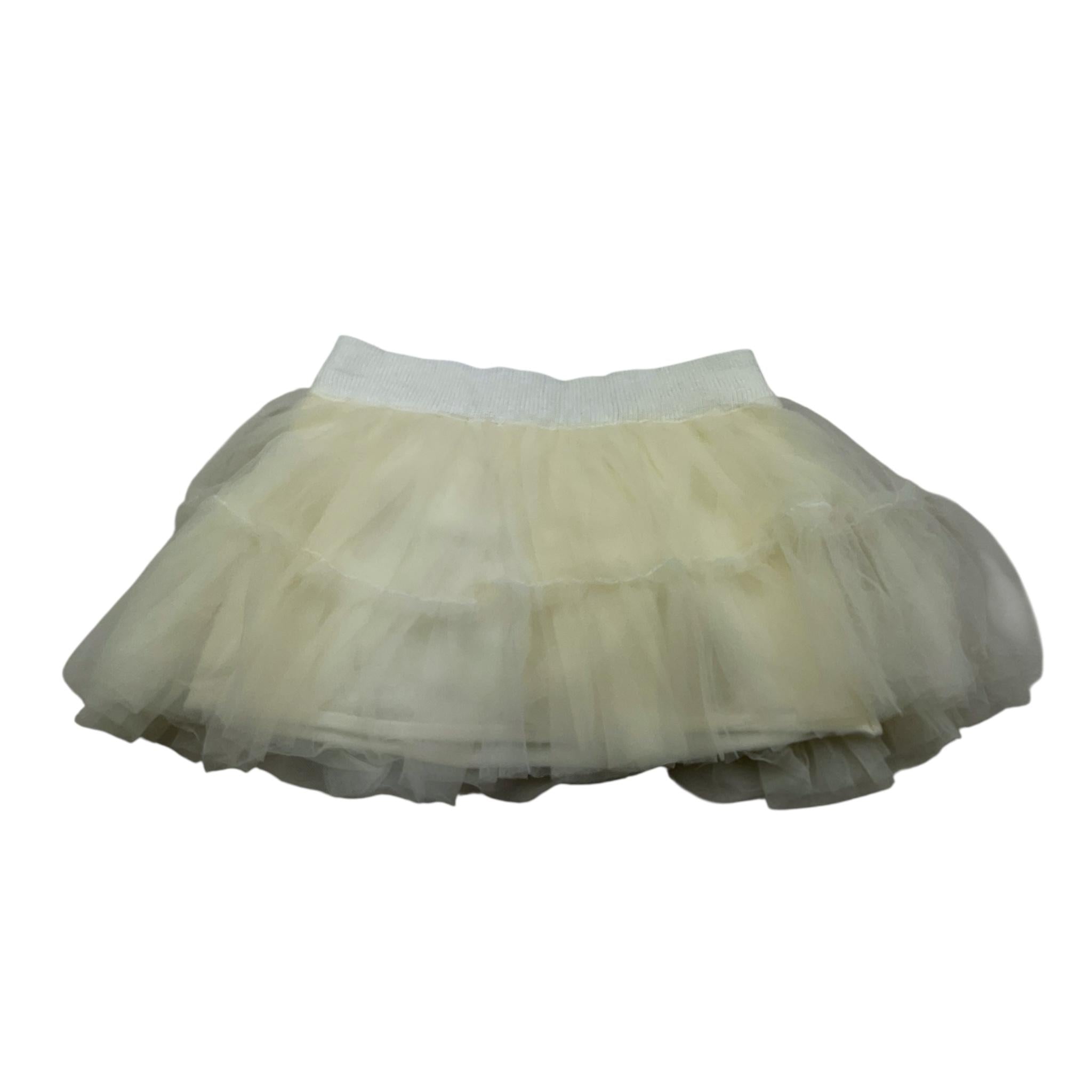 LIU JO gonna tinta unita in tulle Panna per Neonata HF4024 PANNA LIU JO 