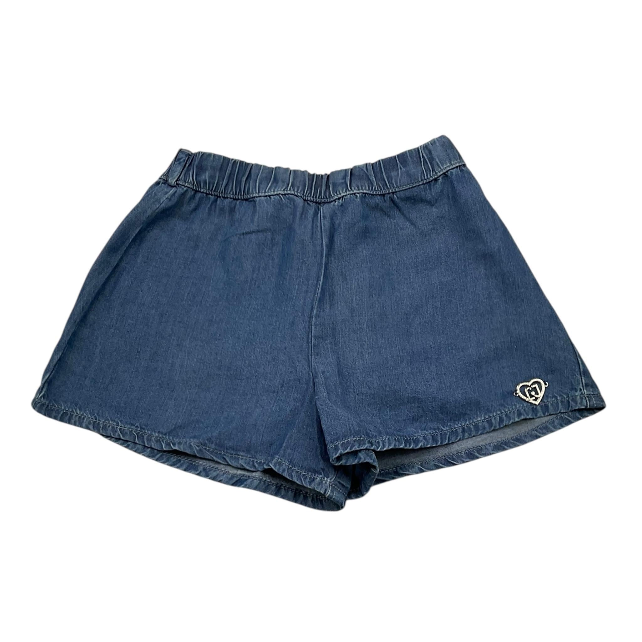 Liu Jo Short Tinta Unita In Denim per Neonata KA5123 BLU LIU JO 