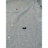 Daniele Alessandrini Camicia tinta unita con Fantasia A Righe Azzurro per Bambino 1235C1198 AZZURRO DANIELE ALESSANDRINI 