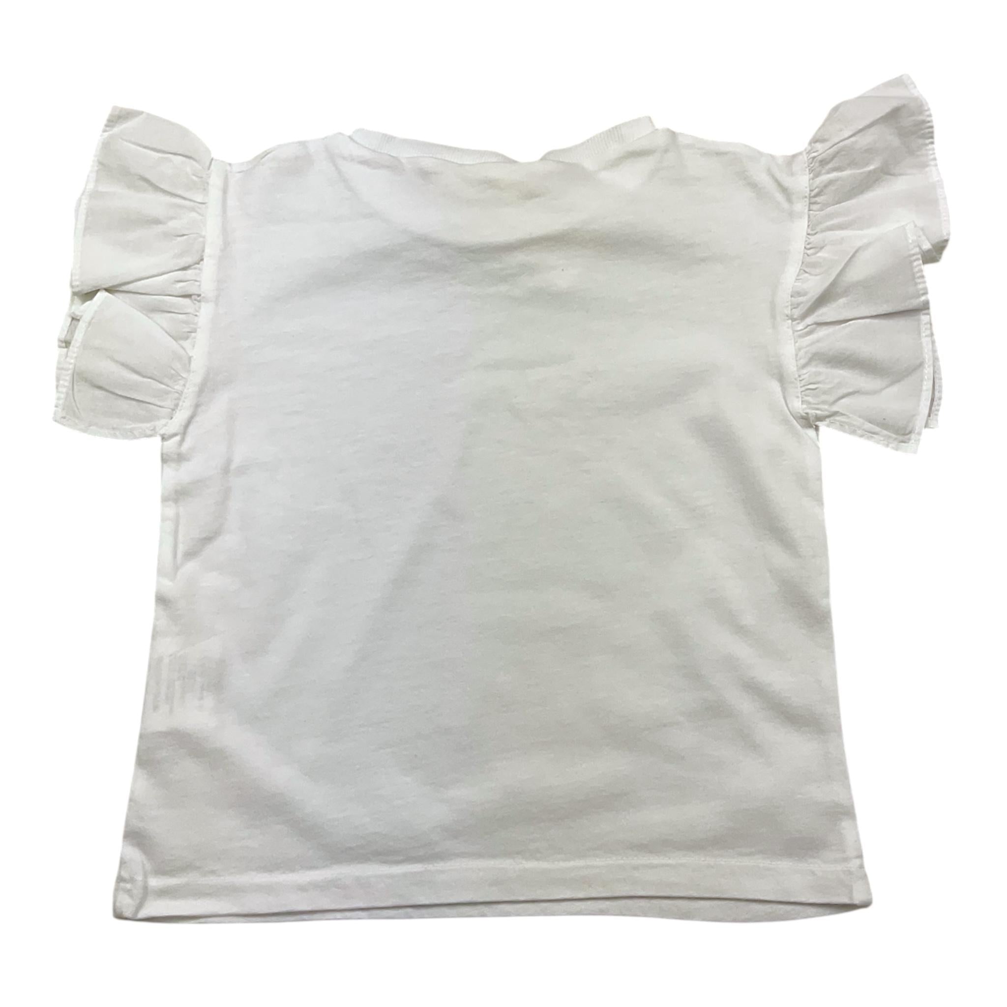 Babe & Tess T-Shirt Girocollo Tinta Unita per Bambina 21518124 BIANCO BABE & TESS 