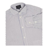 Fay Camicia Tinta Unita con Fantasia A Righe per Bambino FW5P20 BIANCO/BLU FAY 