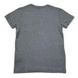 Sun68 T-Shirt Girocollo Tinta Unita con Taschino per Bambino T31301 GRIGIO SUN68 