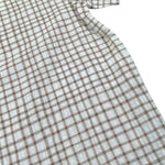 Petit Indi Camicia Tinta Unita con Fantasia A Quadri per Bambino SS25BK7427X BIANCO PETIT INDI 