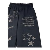 JOHN RICHMOND pantalone tinta unita con elastico in vita e brillantini Nero per Bambina RGA25189PA NERO JOHN RICHMOND 