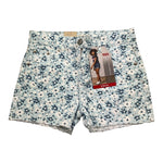Levi'S Short Tinta Unita con Fantasia Fiori per Bambina 3EH026 AZZURRO LEVI'S 