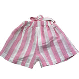 Le Bebe Short Fantasia A Righe per Neonata LBG6359 BIANCO/ROSA LE BEBE 