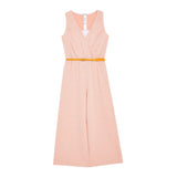 Liu Jo Tuta Intera Tinta Unita Giromanica con Microfantasia per Bambina GA2094J1883 ROSA LIU JO 