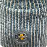 Barcellino Babbucce Tinta Unita con Fantasia A Righe per Neonato BO220024 AZZURRO BARCELLINO 