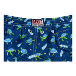Saint Barth Costume Tinta Unita con Stampe Tartarughe per Bambino CSTMB BLU SAINT BARTH 