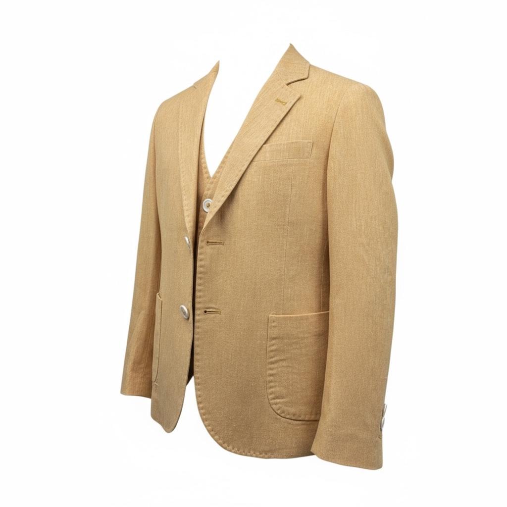 Manuel & Frank Giacca Tinta Unita con Bottoni per Bambino MF6319R SENAPE MANUEL & FRANK 